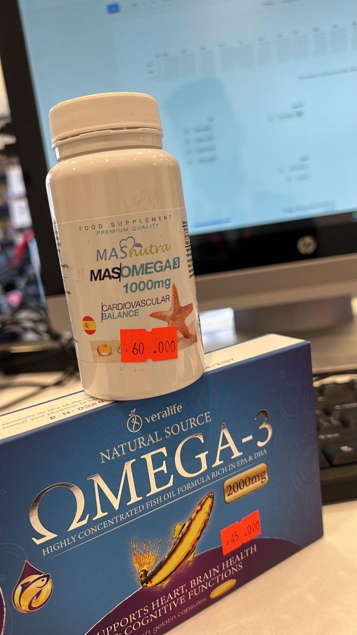 Mas-Vit Omega-3  1000MG 50Cap Spain