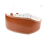 Weightlifting leather belt brown