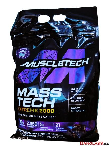 MuscleTech Mass Tech Extreme 2000 Mass Gainer 12 lbs