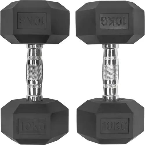 Rubber Dumbbells 25kg