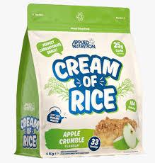 an / cream of rice apple crumble بروتين كريم اوف رايس بنكهة التفاح
