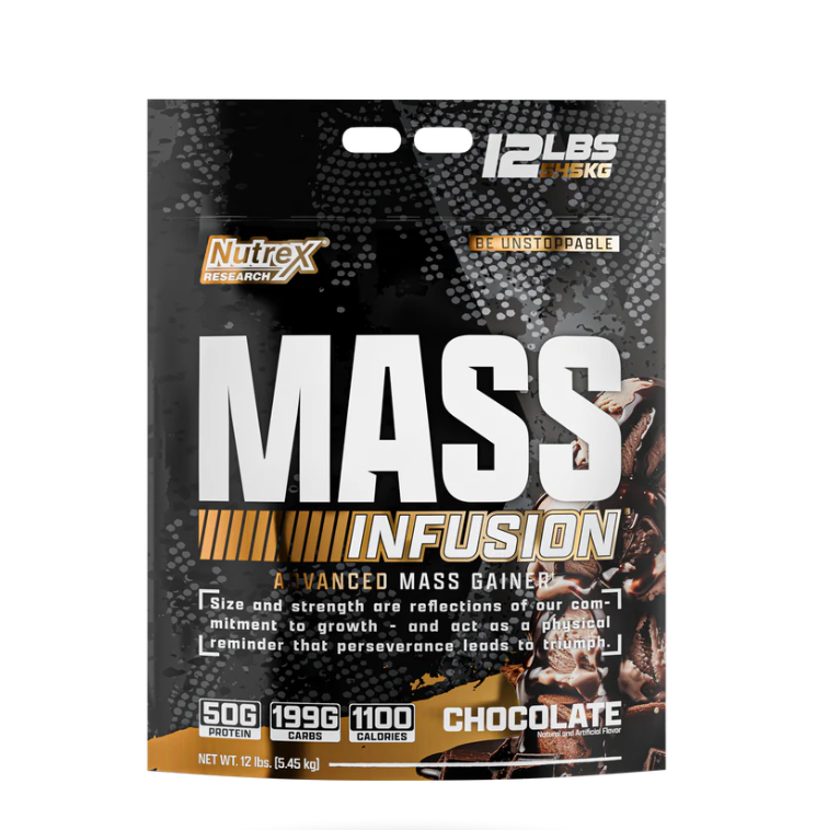 Nurtex / Mass Infusion Chocolate 12LB /  بروتين ماس بنكهة