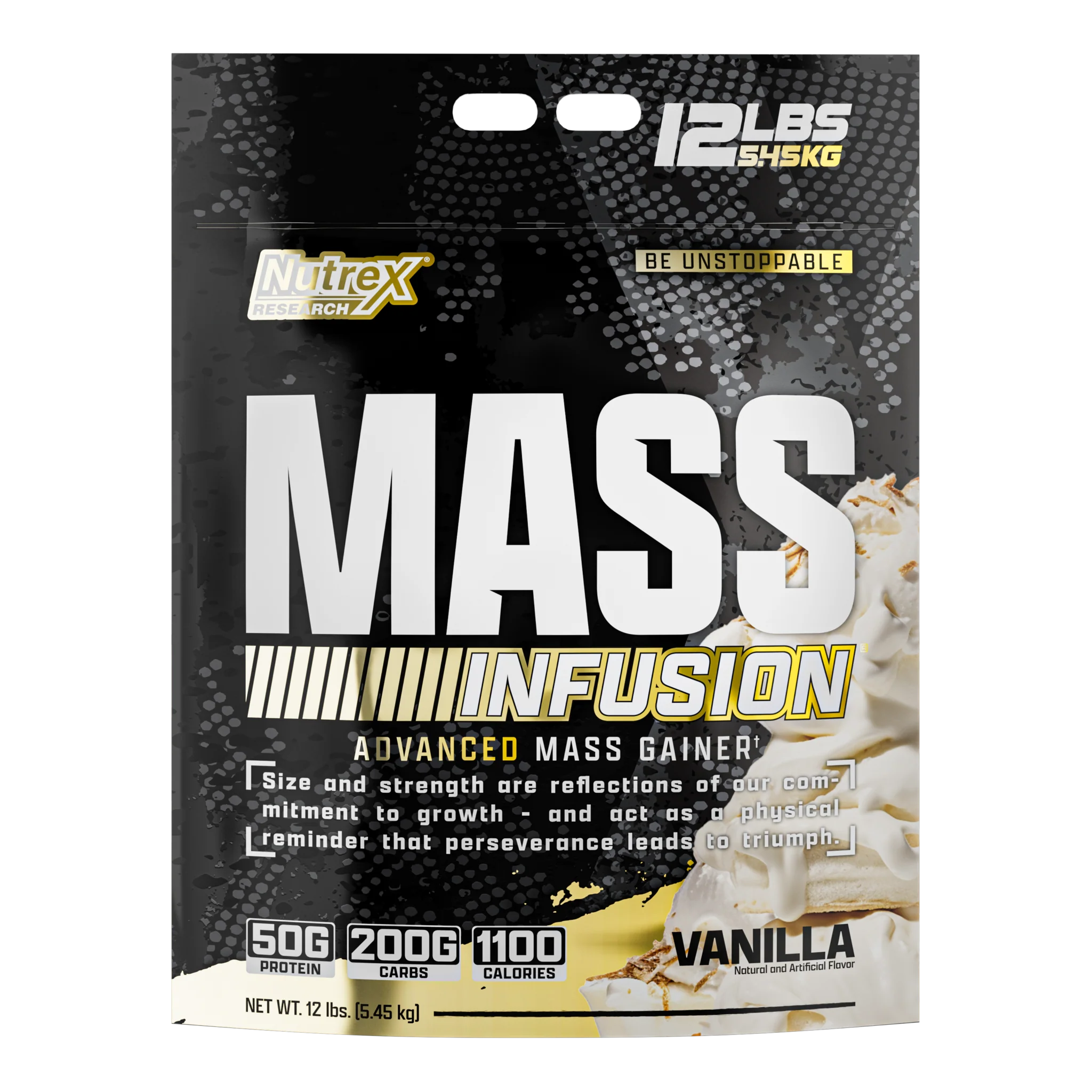 Nurtex / Mass Infusion Vanilla 12LB / بروتين ماس
