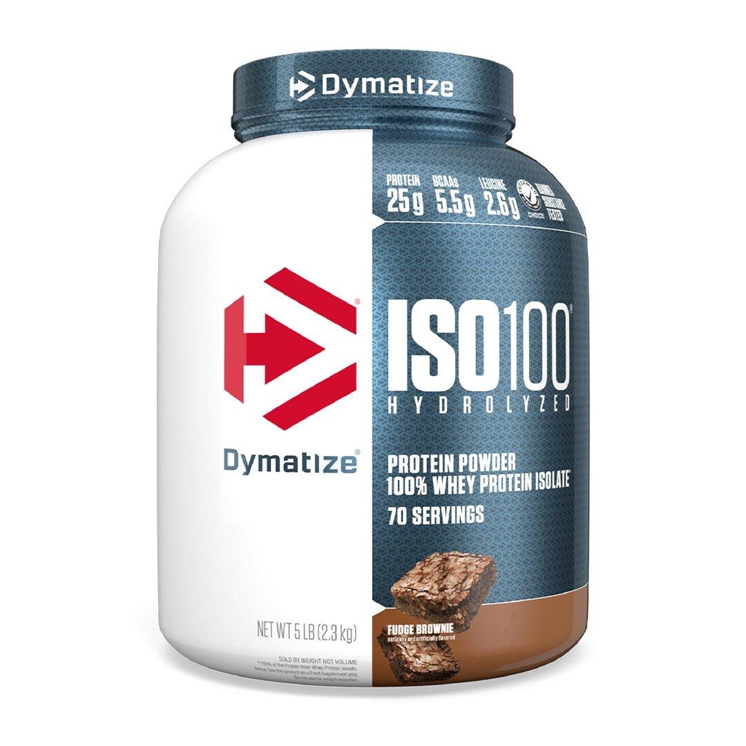 dymatize iso 100  fudge brownie