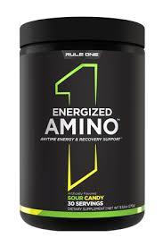 Rule 1 Energized Amino 30 Ser Sour Candy / رول 1 امينو 30حصة بنكهة الحلوى الحامضة