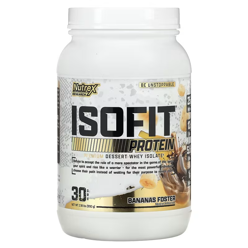 Nutrex Research / Iso Fit Protein 30 Ser Bananas Fpsterبروتين ايزو بنكهة الموز