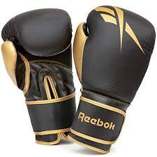 Boxing Gloves - 14Oz Gold Black/قفازات الملاكمة - 14 أونصة ذهبية سوداء
