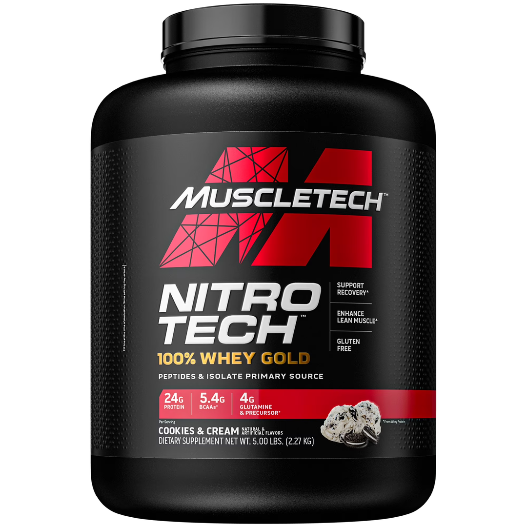 MT / Nitro Tech Whey Isolate 4lbs cookies&cream/ بروتين واي بنكهة بسكويت