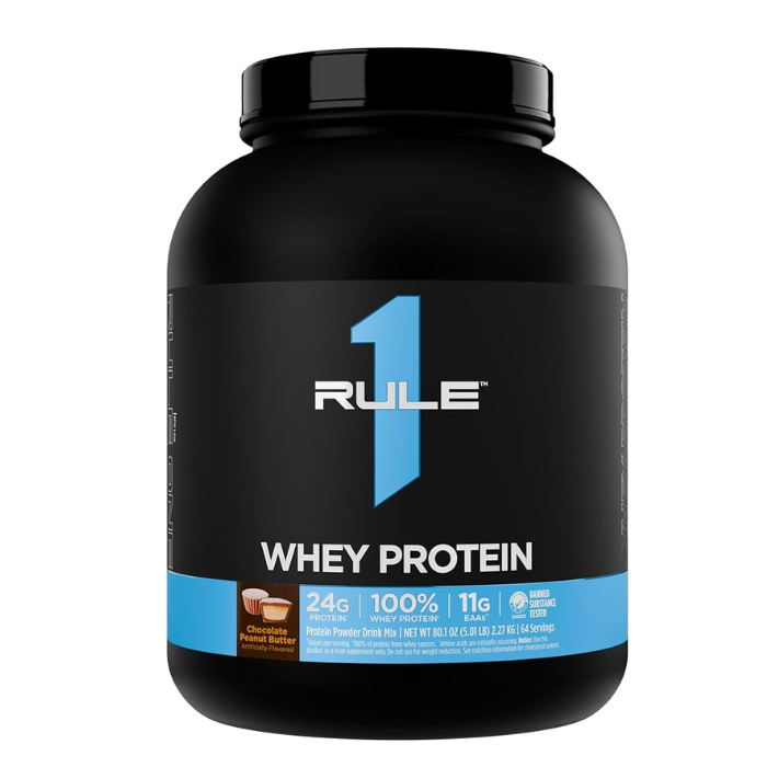 Rule1 Whey protein chocolate peanut butter/ واي بروتين رول ون