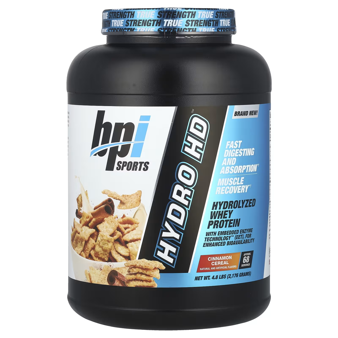 bpi/HYDRO HD - cinnamon cereal  4.8 LBS
