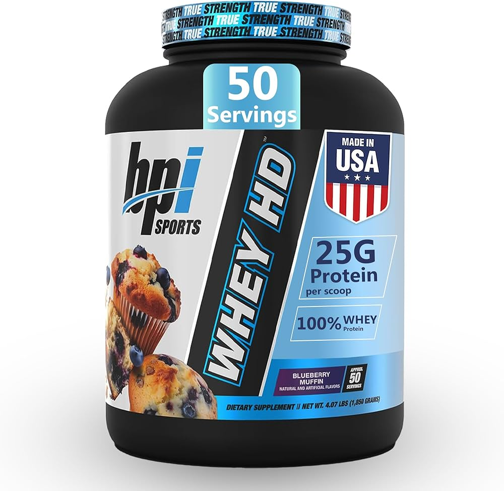bpi/ Whey HD - blueberry muffin - 4.07LBS